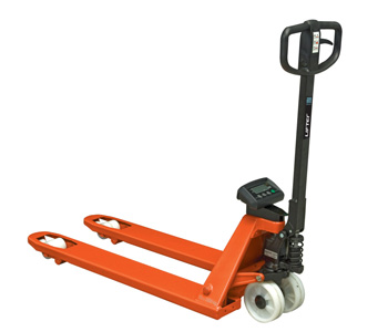 Handpalletwagen met weegfunctie