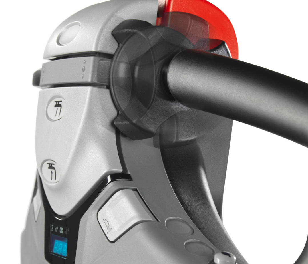 Handvat van een BT Tyro