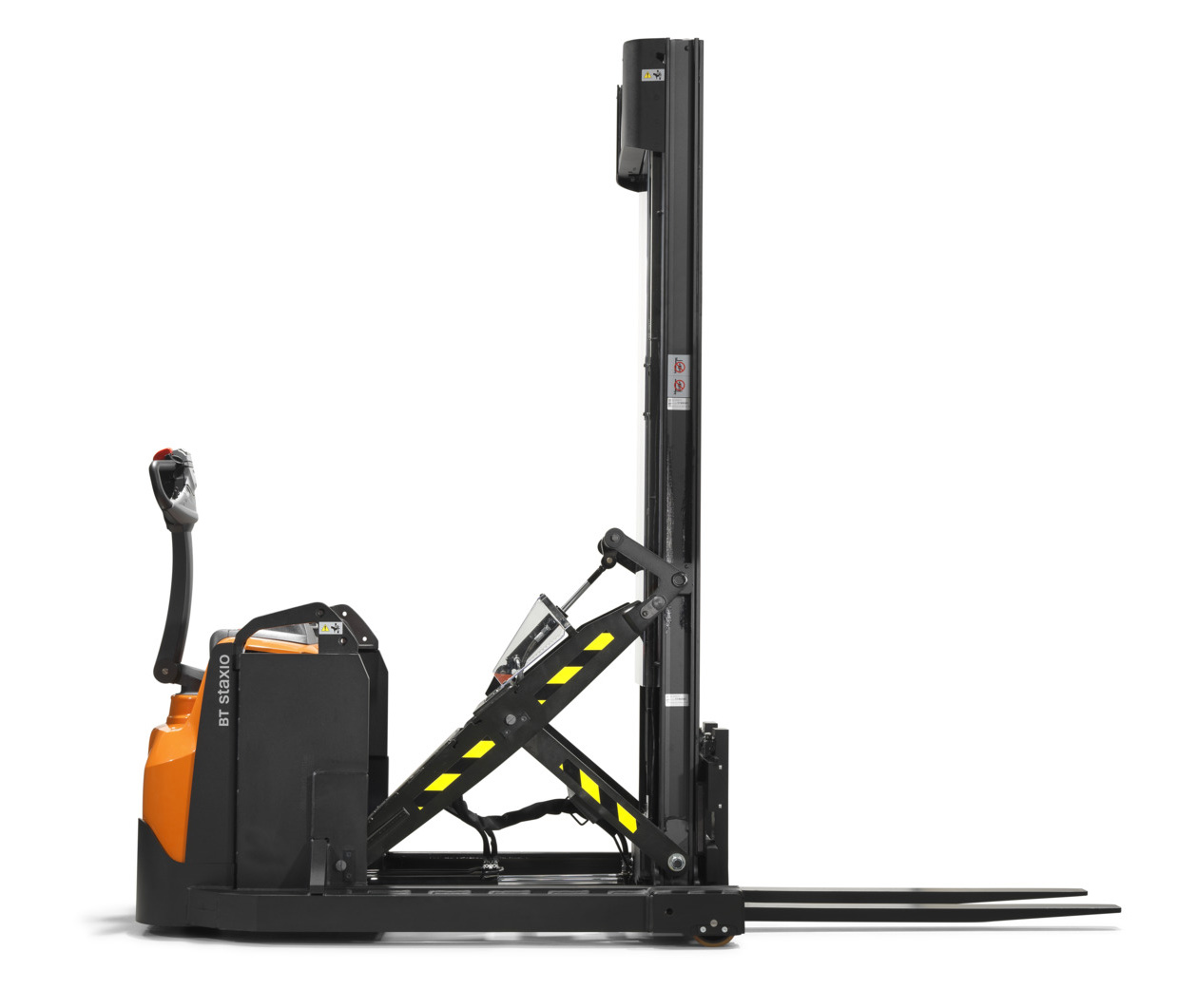 Toyota BT Staxio met uitschuifbare mast