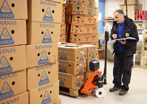 BT Lifter palletwagen met weegschaal