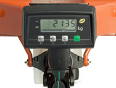 Ingebouwde gewichtsindicatie